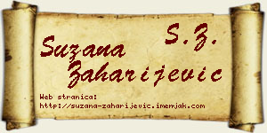 Suzana Zaharijević vizit kartica